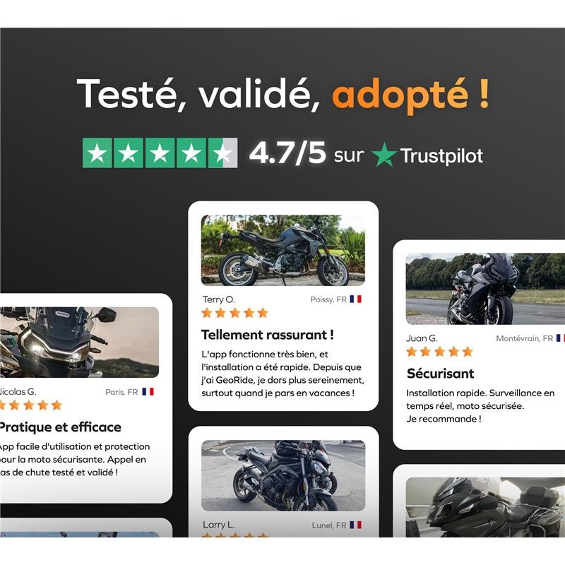 GeoRide 3s - Tracker GPS - Alarme connectée - Détection radar en sous-sol GeoRide 3s - Tracker GPS - Alarme connectée - Détection radar en sous-sol